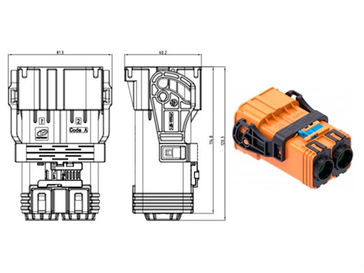 YGEV6-2pinシリーズ電気コネクタの詳細