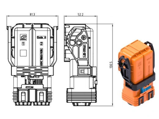 YGEV6-2pinシリーズ電気コネクタの詳細